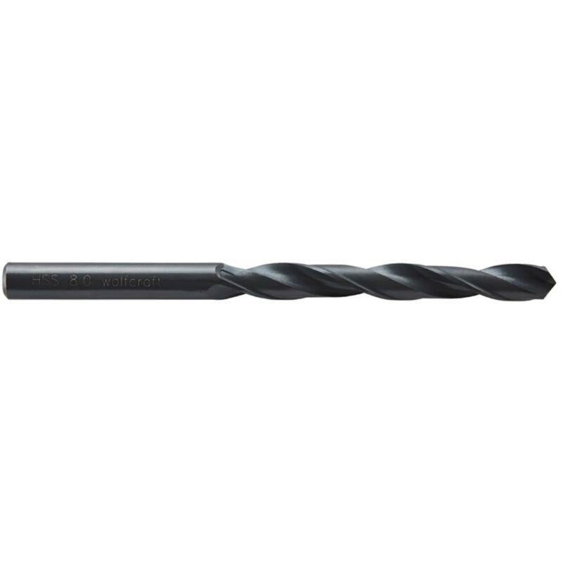 WOLFCRAFT  7510010 Foret &agrave; m&eacute;taux HSS Lamin&eacute; Diam&egrave;tre 8,0 mm