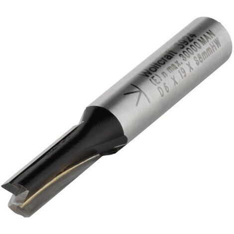 1 fresa de ranuras HM, vástago de 8 mm Wolfcraft