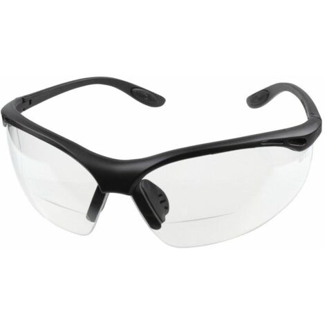Wolfcraft Gafas de seguridad correctivas - 4944000 - Gafas de seguridad correctivas para protección contra riesgos mecánicos +3.0 dioptrías