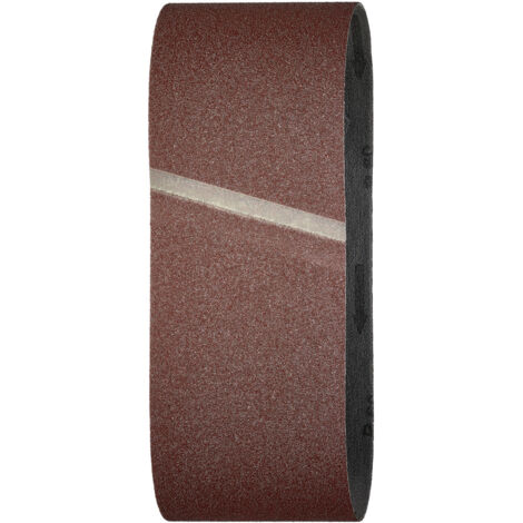 Wolfcraft Gewebeschleifbänder K60 Vario, 40 x 303 mm 3 Stück für Bandschleifer