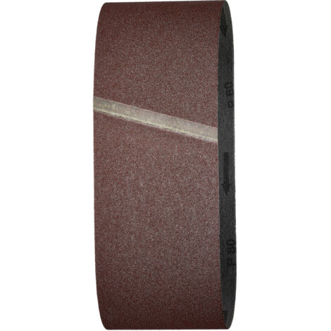 Wolfcraft Gewebeschleifbänder K80 100 x 560 mm 3 Stück für Bandschleifer
