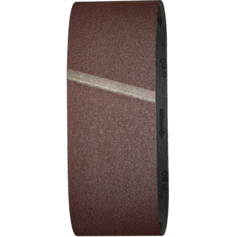 Wolfcraft Gewebeschleifbänder K80 Vario 40 x 303 mm 3 Stück für Bandschleifer