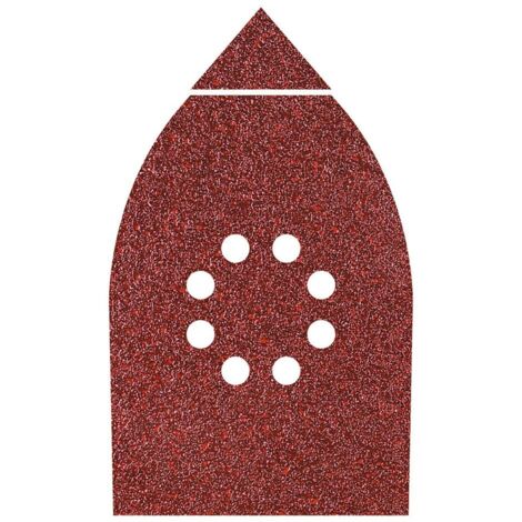 Wolfcraft Haftschleifscheiben Ø 107 x 142 mm Korund 6 Stück Haftschleifscheiben