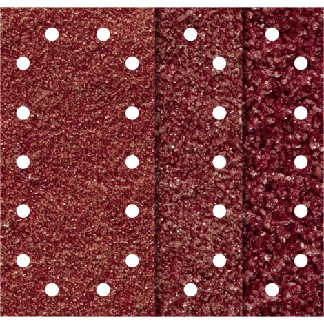 Wolfcraft Haftschleifstreifen 115 x 230 mm Korund 5 Stück Schwingschleifer