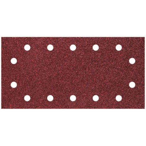 Wolfcraft Haftschleifstreifen K80 115 x 230 mm 5 Stück für Schwingschleifer
