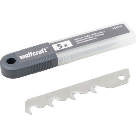 Wolfcraft Hakenabbrechklingen 18 mm 5 Stück Schrauben & Bohren