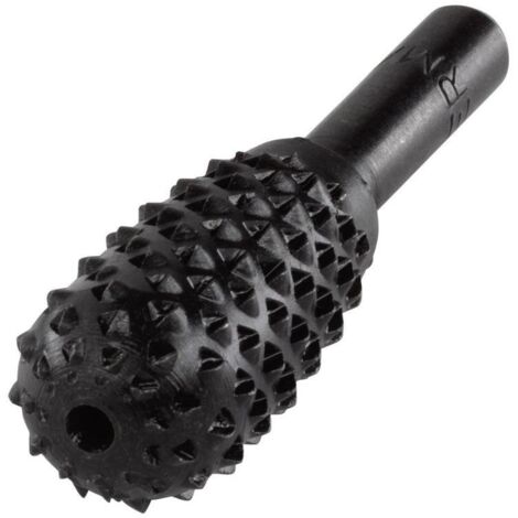 Wolfcraft - Holzraspeln für Bohrmaschinen, Rundschaft,  birnenf. ø15,5x30mm - 2536000