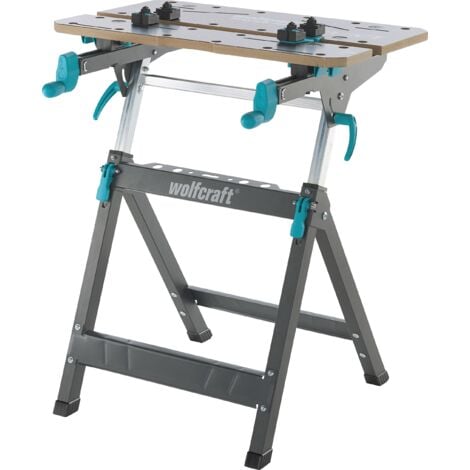 wolfcraft I MASTER 750 ERGO Spann- und Maschinentisch  I 6871000 I höhenverstellbar I Spanntisch I Arbeitstisch I Werktisch I Werkbank