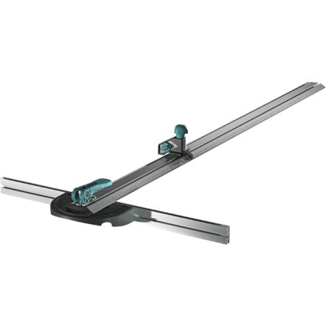 wolfcraft I T-Schiene mit Parallelschneider I 4008000 I Schneid- und Markierungshilfe für Gipskartonplatten
