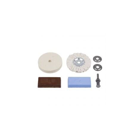 WOLFCRAFT JUEGO PULIR DISCOS PASTA EJE (JUEGO 5 PZ.2178