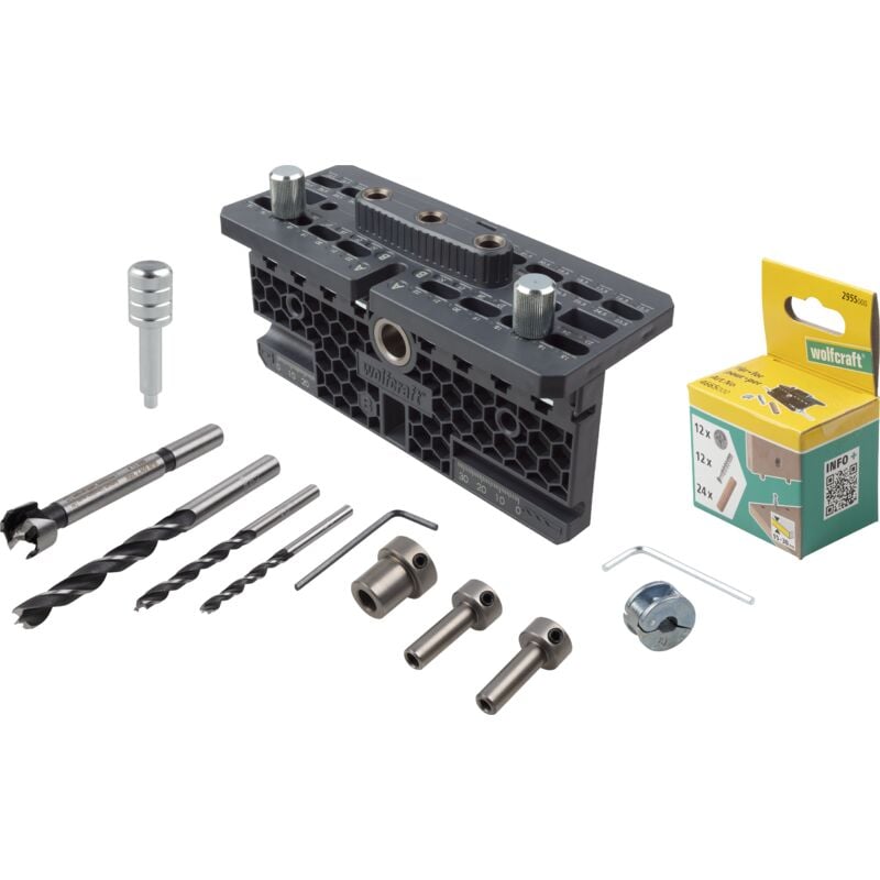 Wolfcraft - Kit de ferrures excentriques pour assemblages et reparations de meubles - réf. 4665000