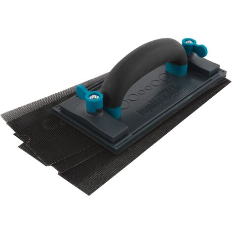 wolfcraft Kit levigatrice manuale in 5 pezzi I 8722000 I per rettificare dislivelli