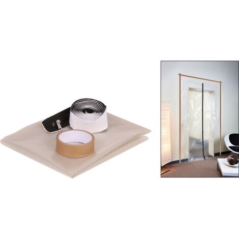 WOLFCRAFT - KIT PELLICOLE PROTETTIVE DISPOSITIVO DI PROTEZIONE ANTIPOLVERE 3 PEZZI 4005000