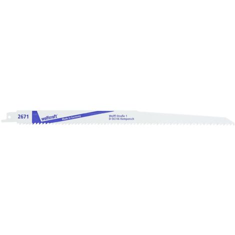 wolfcraft Lama per elettroseghe a gattuccio BiM, 2671000