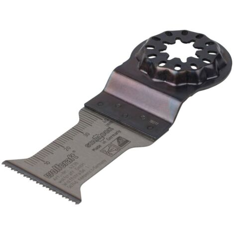 wolfcraft Lama per multifunzione "Expert" HCS, attacco STARLOCK I 4238000 I Per fare scanalature in legno dolce e laminato
