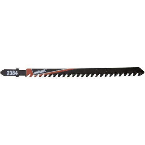 wolfcraft Lama per seghetti alternativi con placchette in metallo duro, attacco a T, 2384000