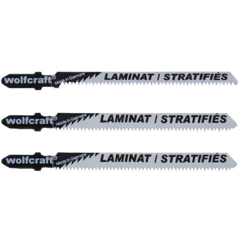Wolfcraft Lame per seghetto alternativo con attacco a T/HCS (confezione da 3) (2379000)