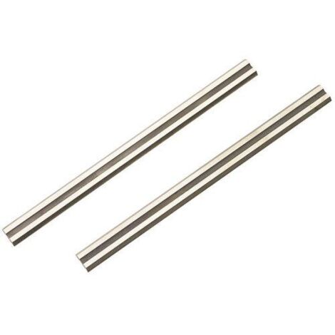 Wolfcraft – Lames de rabot 82mm HM – Épaisseur 1.1mm – Largeur 5.5mm – Lot de 2 pièces – Compatible Bosch, Metabo, Skil – 4113000