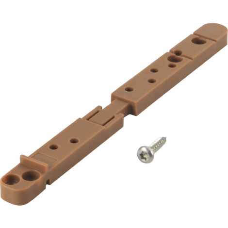 wolfcraft - Lot de 100 Raccords "Vissage invisible" pour Lame de Terrasse - Inclus 600 vis inox TX 20 - réf. 6974000