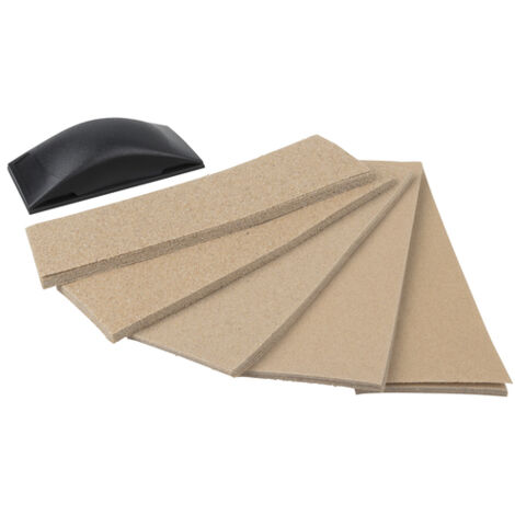 Wolfcraft Manuelles Schleifset – 51-teilig (2898000)