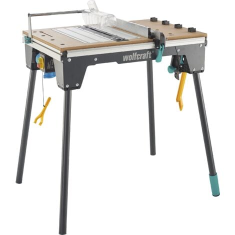 wolfcraft - Master Cut 2200 - Établi Pliant Multifonction pour Machine - Réglable en hauteur - réf. 6907000