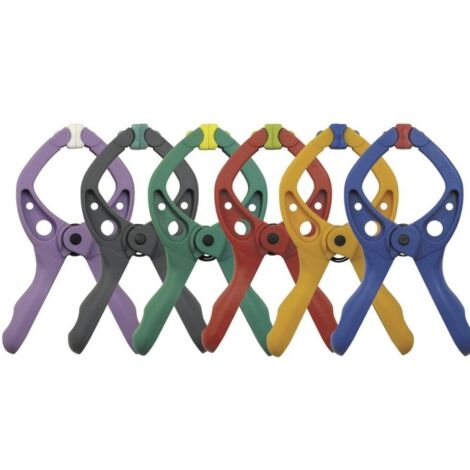 WOLFCRAFT - MICROFIX S SET DI 6 MORSETTI A MOLLA PICCOLI PER USO UNIVERSALE 3420000