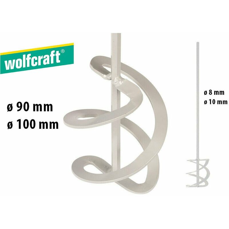 Image of Wolfcraft - Frusta Ricambio Miscelatore Elettrico per Malte e Colle Diametro: 100 mm