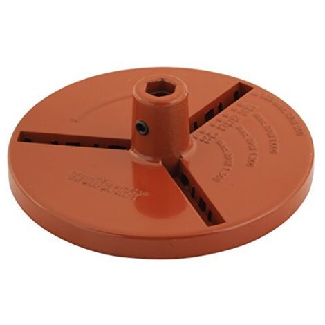 wolfcraft Piatto di attacco, Ø 110 mm I 3466000 I Accessorio per inserto per sega a tazza con riporto in metallo duro