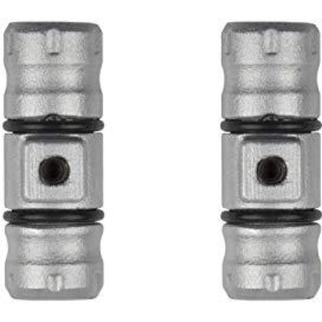 wolfcraft Porta attrezzi doppio a cambio rapido per flipbit I 3084000 I 2 porta attrezzi doppi a cambio rapido