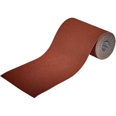 Wolfcraft – Rouleau abrasif grain 120 pour ponçage bois et métal – Dimensions 5m x 115mm – Finition lisse et uniforme