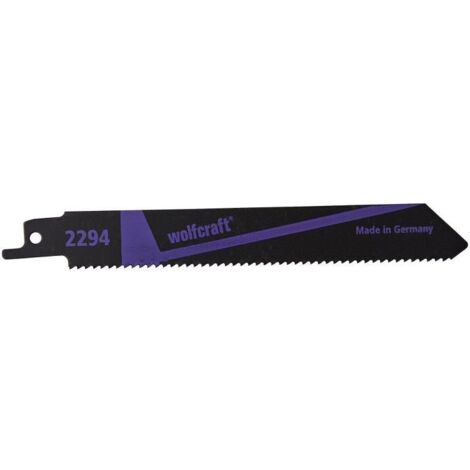 Wolfcraft Säbelsägeblatt-Set 130 mm für Metall 2 Stück Sägeblätter & Sägehilfen