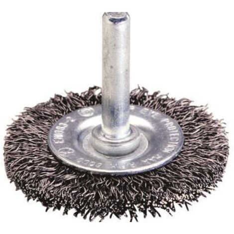 Wolfcraft Scheibendrahtbürste Ø 75 x 12 mm Inox Scheibendrahtbürste
