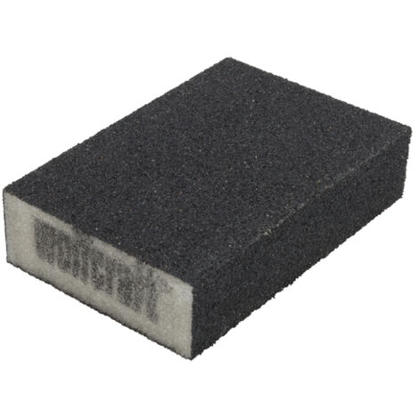 Wolfcraft Schleifblock K80/120 Maß  100 x 25 x 67 mm, K 80,120 Schleifpapier & Schleifhilfen