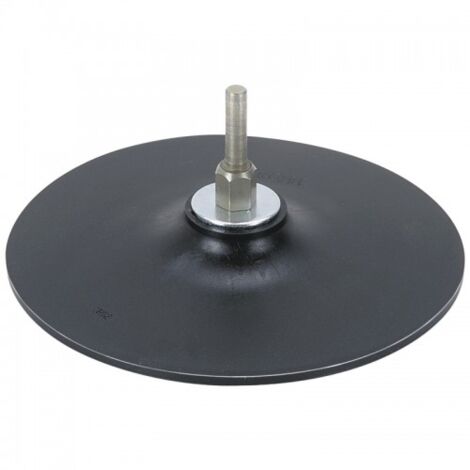 Wolfcraft Schleifteller Ø 125 mm Schaft Ø 8 mm Gummi Bohrmaschinenaufsätze