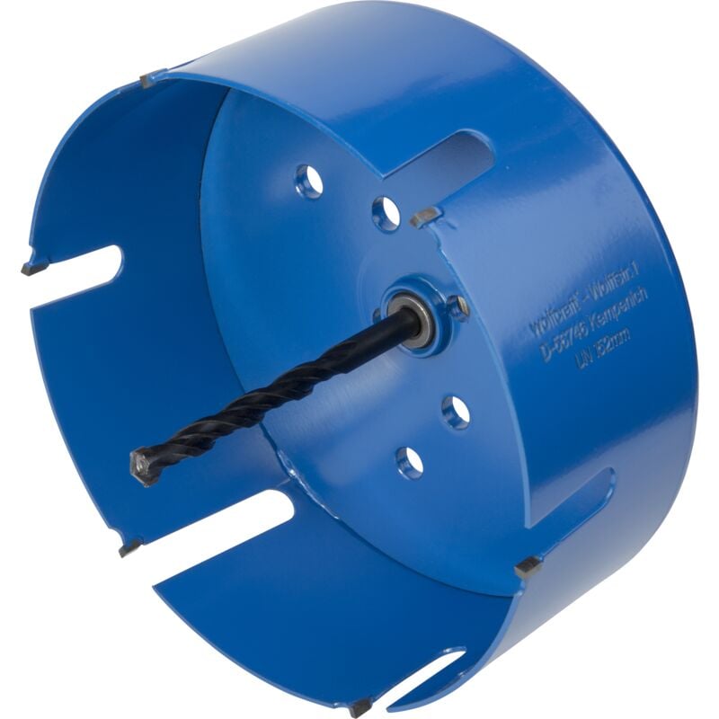 Wolfcraft - Scie Cloche Multi-Matériaux - Diamètre 152 mm - Profondeur de coupe 60 mm, avec Foret de Centrage - réf. 5962000