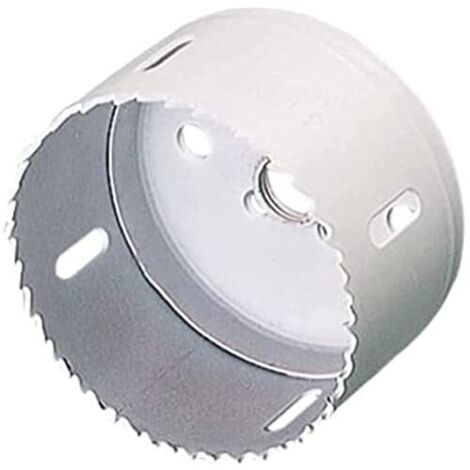 wolfcraft Sega a tazza BIM I 3492000 I Per legno, plastica, metalli e materiali per costruzioni a secco raccordo filettato 5/8", profondità di taglio 40 mm