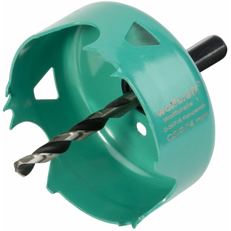 Wolfcraft Sega a tazza in acciaio al carbonio, Ø