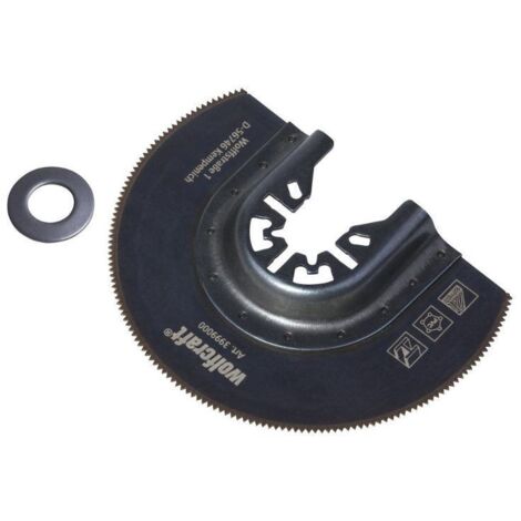 Wolfcraft Segmentsägeblatt HSS 85 mm für Bosch PMF Multi-Tool-Zubehör