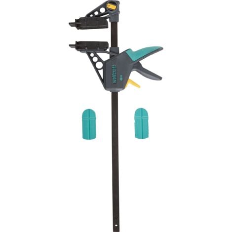 wolfcraft - Serre Joint à Main pour Pose de Terrasse - Ouverture 450 mm - Force de serrage max. 120 kg - réf. 6985000