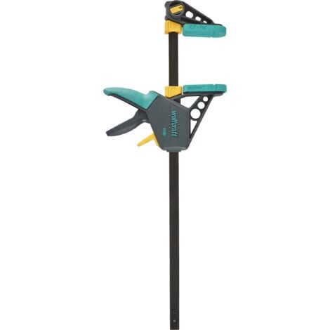 wolfcraft - Serre Joint à une main EHZ PRO - Ouverture 450 mm. Saillie 100 mm - Force de serrage max. 120 kg - réf. 3032000