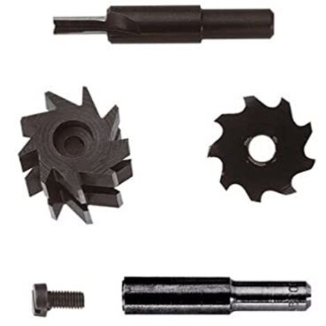 wolfcraft Set di frese universali WS, 4 pezzi, 3254000Fresa WS in acciaio per utensili per la fresatura di legno duro e dolce
