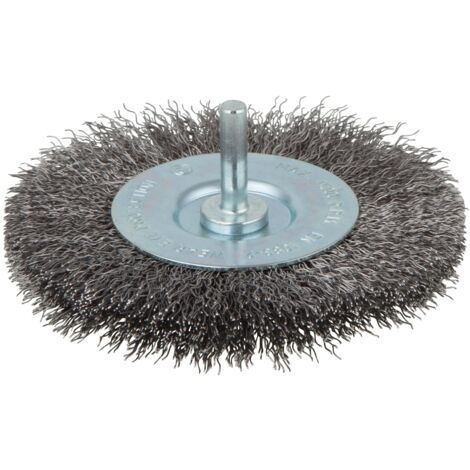 wolfcraft Spazzola a disco con filo d'acciaio I 8471000