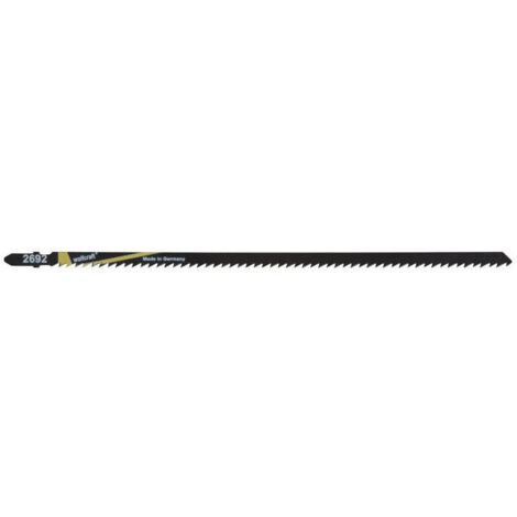 Wolfcraft Stichsägeblätter CV L=250mm 1 Stück, T-Schaft 1 Stück, T-Schaft Stichsägeblattset