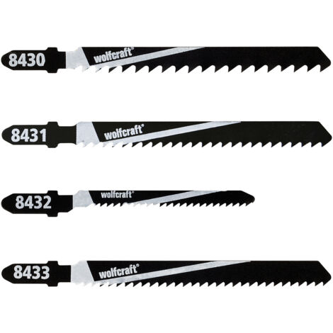 Wolfcraft Stichsägeblätter-Set 8430000 10 Stück Stichsägen