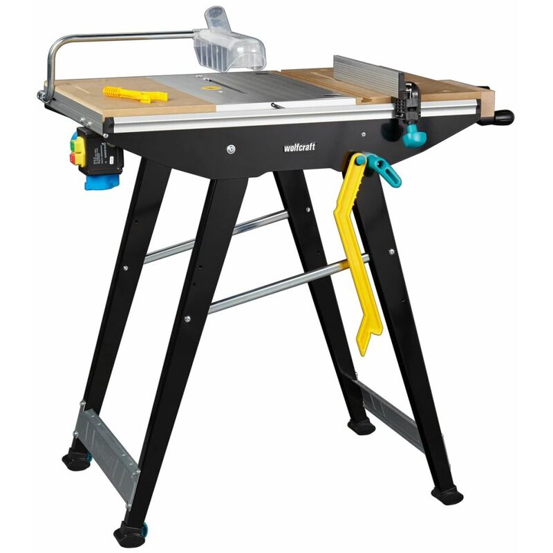 Wolfcraft table de sciage master cut 1500 94 x 64 x 86,5 cm 6906000 Rogal
