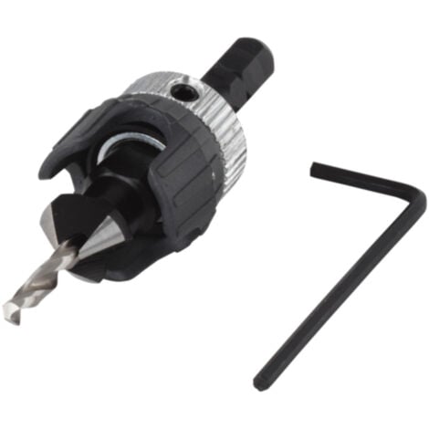 Wolfcraft - Vorbohrer mit Senker und Tiefenstopp - 2544000