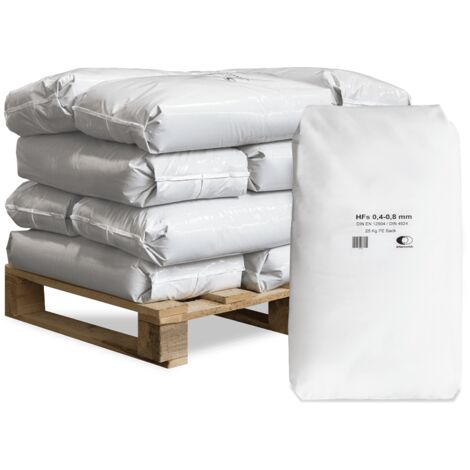 Wolff Müller Filtersand 0,4 - 0,8 mm 25kg x 12 Sack 300kg