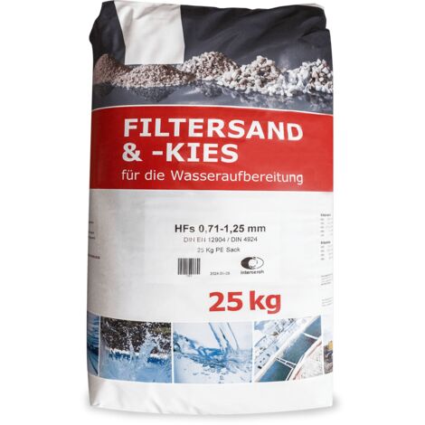 Wolff Müller Filtersand 0,71 - 1,25 mm 25kg