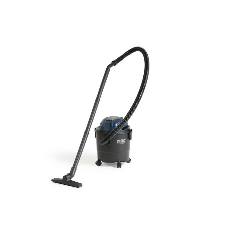 

WOLFGANG Aspiradora en seco y húmedo 1250 W, aspiradora multiusos de 15 l 220-240 V, aspiradora industrial incl. juego de accesorios y complementos,