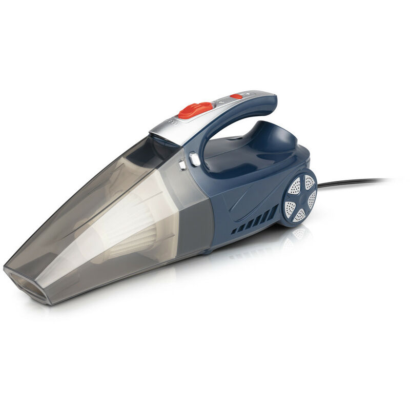 

WOLFGANG Mini Aspirador de Coche, Mini inflador de Ruedas, 4 en 1 Aspirador, inflador, medidor de presión y luz, Contenedor para Recoger Polvo,